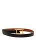 Hermès 100% Leather Black Box Calf Quentin Reversible Belt One size - photo 1