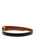Hermès 100% Leather Black Box Calf Quentin Reversible Belt One size - photo 2