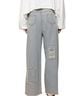 Pol 100% Cotton Stripes Blue Casual Pants Size L - photo 8