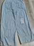 Pol 100% Cotton Stripes Blue Casual Pants Size L - photo 7
