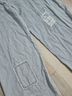 Pol 100% Cotton Stripes Blue Casual Pants Size L - photo 12