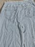 Pol 100% Cotton Stripes Blue Casual Pants Size L - photo 13