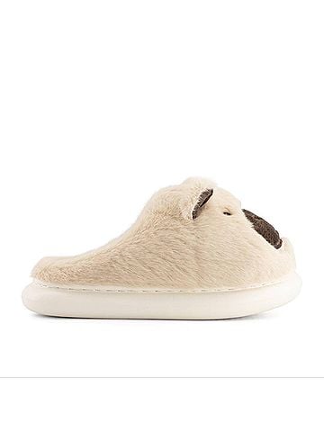 Andrea Women's Cozy Animal Slippers With Plush Faux Fur (view 1)