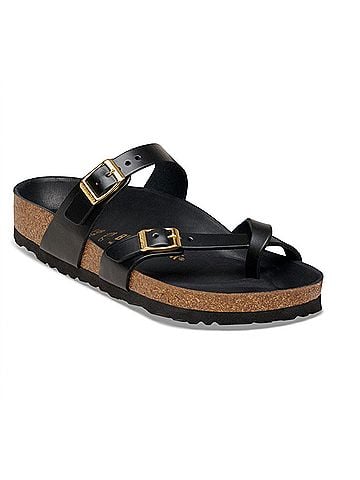 Birkenstock Women's Mayari Thong Sandal in New Dressy Black (view 1)