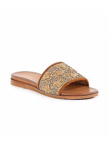 Seychelles Women's Dakota Flower Raffia Slides in Natural (view 2)