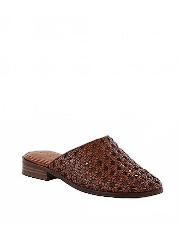 Seychelles Women's Meet Me Half Way Woven Leather Mules in Tan (view 2)