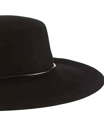 Dorfman Pacific Women's Adelle Boater Hat in Slate (view 2)
