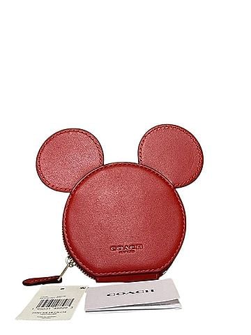 Coach Disney X Mickey Mouse Leather Card Holder (view 1)