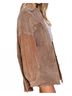 Pol Brown Shacket Jacket Top in Brown Size M - photo 3