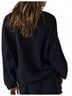 Chaser Black Rainbow Gradient Bolt Long Sleeve Sweatshirt in True Black Size S - photo 3