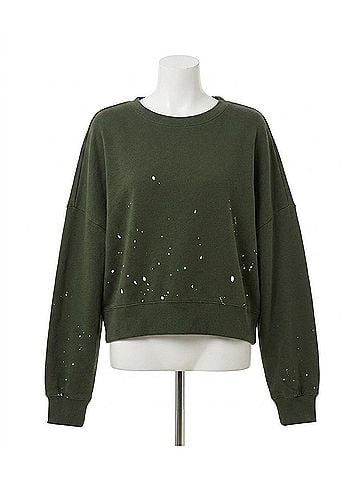 Chaser Splatter Paint Ombr?© Pullover in Forest Night (view 1)
