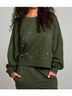 Chaser Green Splatter Paint Ombr?© Pullover in Forest Night Size L - photo 2