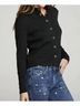 Chaser Black Long Sleeve Snap Front Mock Neck Tee in Black Size XS - photo 3