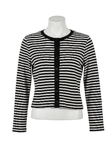 Chaser Brady Button Up Pullover in Punk Stripe (view 1)