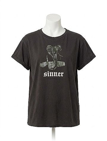 Chaser Sinner Tee in Vintage Black (view 1)
