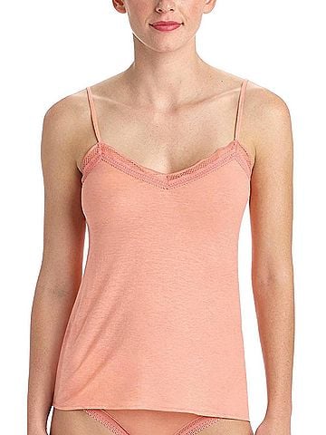 Commando Pure Pima Cami Top in Peach Blossom (view 2)