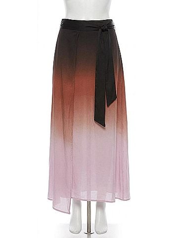 Young Fabulous & Broke Arla Maxi Wrap Skirt in Antique Violet Ombre (view 1)