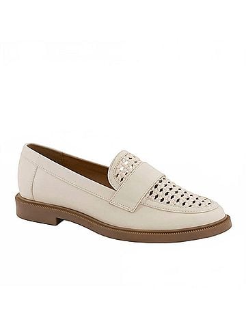 Andrea Women's Slip-On Loafer in Bone (view 1)