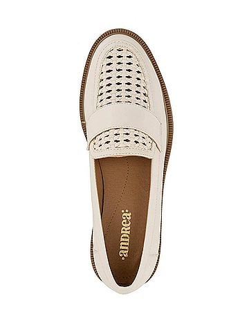 Andrea Women's Slip-On Loafer in Bone (view 2)