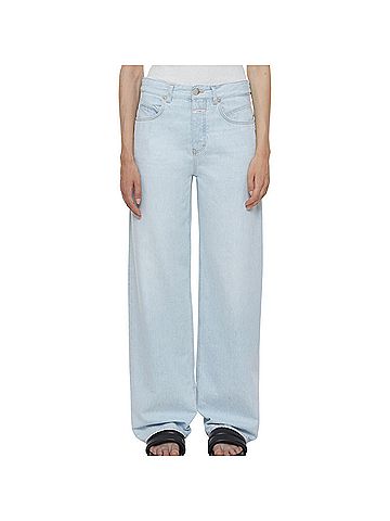Closed Women's Nikka Wide Leg Jean in Light Blue (view 2)