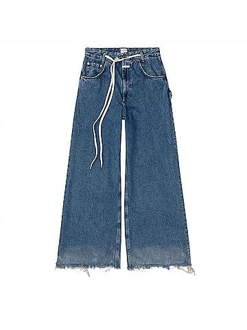 Closed Women's Morus Wide Leg Jean in Dark Blue (view 1)
