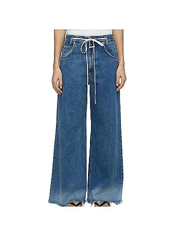 Closed Women's Morus Wide Leg Jean in Dark Blue (view 2)