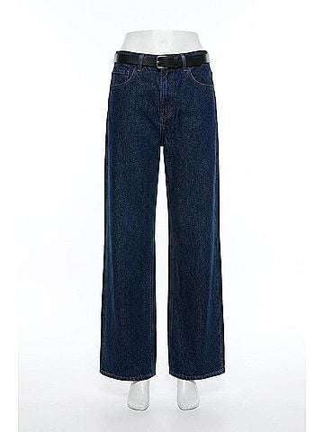 Closed Nikka Wide Leg Jeans With Pleat in Dark Blue (view 1)