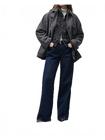 Closed Nikka Wide Leg Jeans With Pleat in Dark Blue (view 2)