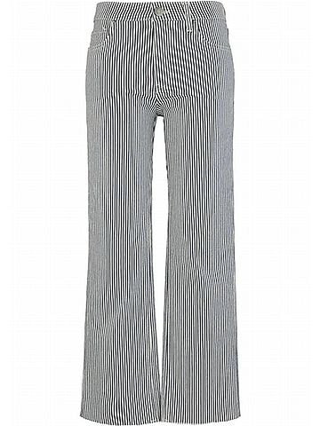 Kut from the Kloth Kelsey High Rise Ankle Flare Jeans in Navy/Ivory (view 1)