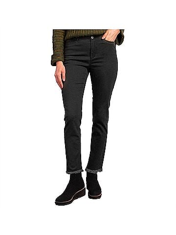 Habitat Stretch Denim Ankle Jean in Black (view 2)