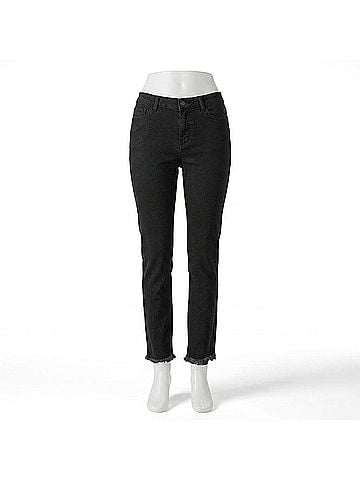 Habitat Stretch Denim Ankle Jean in Black (view 1)