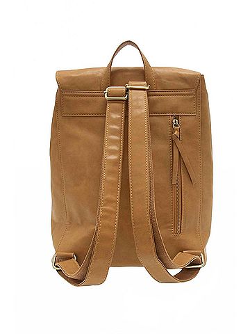Joy Susan Women's Rhetta Bar Backpack in Tan (view 2)
