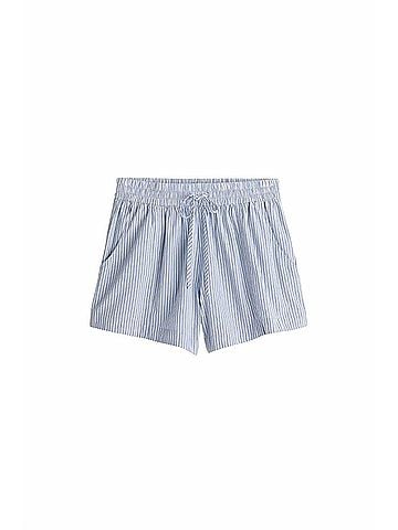 Apiece Apart Trail Short in Blue And White Stripe (view 1)