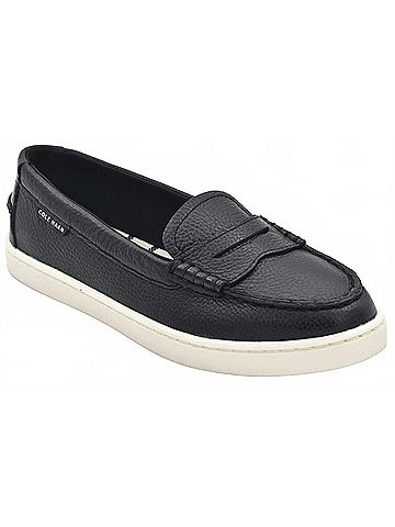 Cole Haan Women's Pinch Long-Weekender Penny Loafer in Black (view 2)