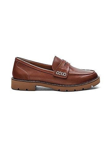 Aetrex Women's Collette Arch Support Loafer in Cognac (view 1)
