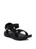 XTI Black Women's Canvas Strap Sandals Size 5 - photo 2