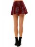 TCEC Red Morgan Sequin Mini Skirt in Maroon Size L - photo 5