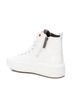 XTI White Women's Canvas Ankle Booties Size 5 1/2 - photo 3