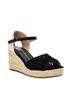 XTI Black Women's Wedge Sandals Size 6 - photo 2