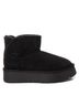 XTI Black Women's Winter Suede Booties Size 6 - photo 1