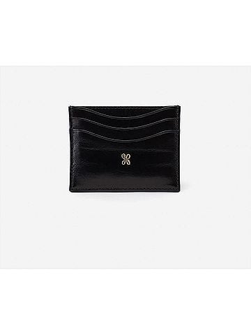 Hobo The Original Women's Max Card Holder in Black (view 1)
