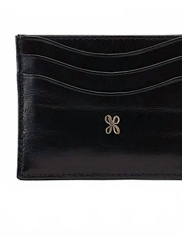 Hobo The Original Women's Max Card Holder in Black (view 2)