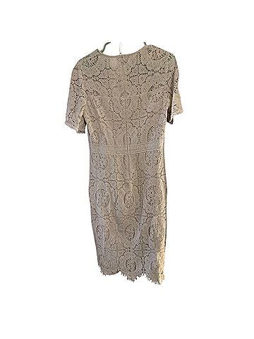 Shoshanna Lace Short-Sleeve Midi Dress Cocktail Dress (view 2)