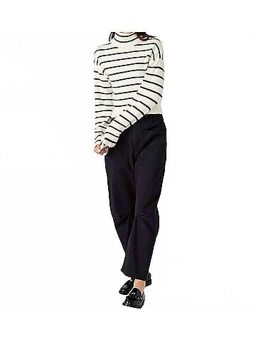 Steve Madden Narsha Sweater in Ivory Stripe (view 2)