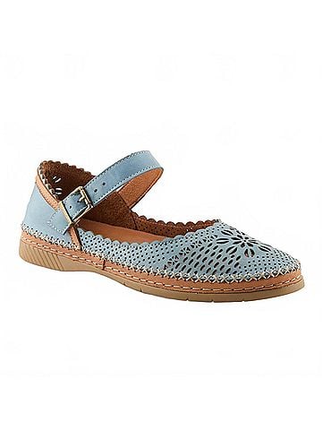 Spring Step Women's Zabelle Shoe in Denim Blue (view 2)