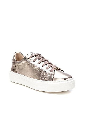 XTI Women's Leather Trainers Sneakers (view 2)