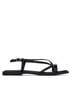 XTI Solid Black Women's Strapped Sandals Size 6 - photo 3