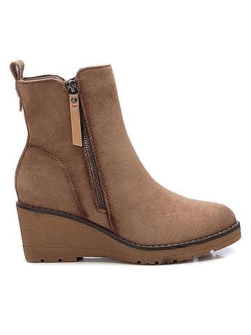 XTI Women's Suede Booties (view 1)