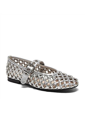 Silent D Women's Blessie Flat Shoes in Silver (view 2)