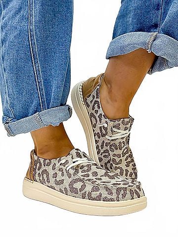 Corkys Women's Metallic Shoes in Leopard Print (view 2)